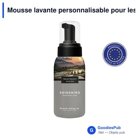 Mousse lavante personnalisable pour les mains - TREATMENTSavec logo