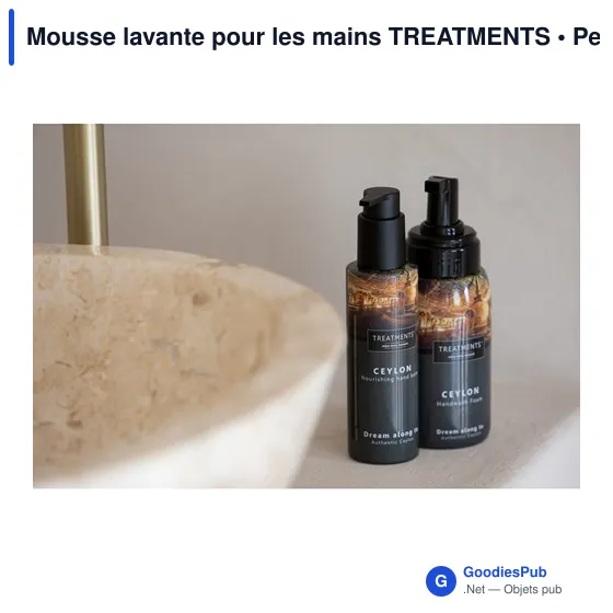 Mousse lavante pour les mains TREATMENTS - Image 10