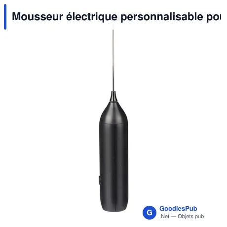 Mousseur électrique personnalisable pour logo - Peregrine