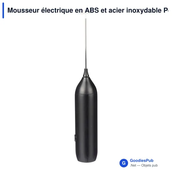 Mousseur électrique personnalisable pour logo - Peregrine - Image 1