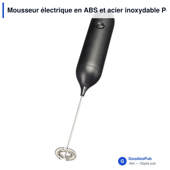 Mousseur électrique personnalisable pour logo - Peregrine - Image 2