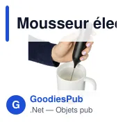 Mousseur électrique personnalisable pour logo - Peregrine - Miniature 3