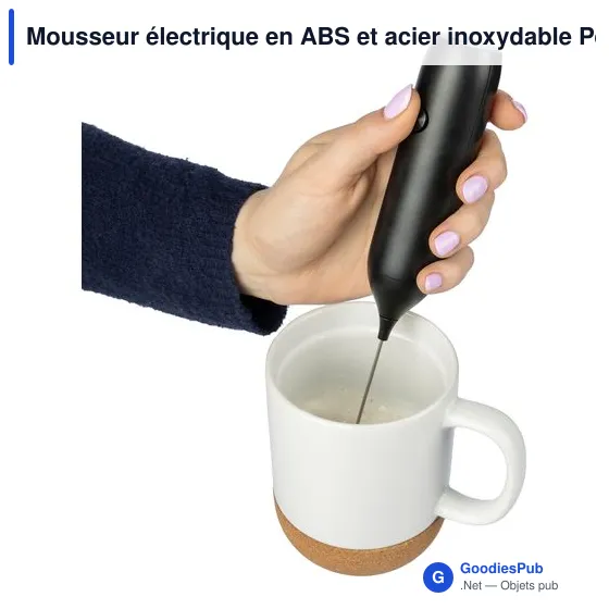 Mousseur électrique personnalisable pour logo - Peregrine - Image 3