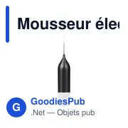 Mousseur électrique personnalisable pour logo - Peregrine - Miniature 4