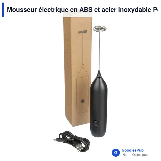 Mousseur électrique personnalisable pour logo - Peregrine - Image 6