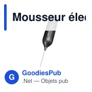 Mousseur électrique personnalisable pour logo - Peregrine - Miniature 7