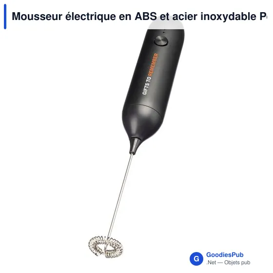 Mousseur électrique personnalisable pour logo - Peregrine - Image 7