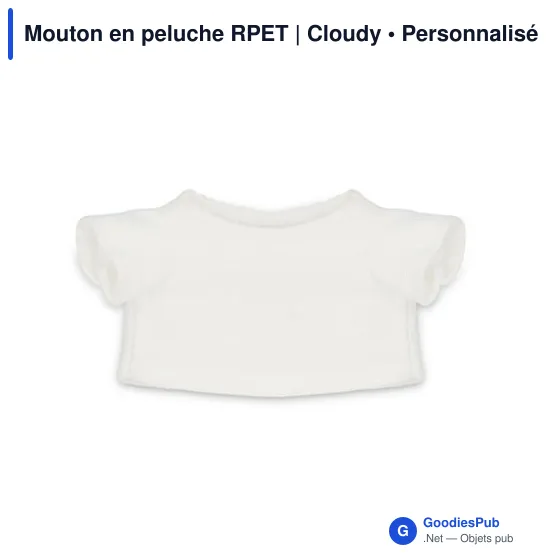 Mouton en peluche personnalisable avec logo - Cloudy - Image 8