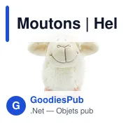 Peluche personnalisable Moutons avec logo - Helen - Miniature 3