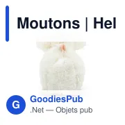 Peluche personnalisable Moutons avec logo - Helen - Miniature 4