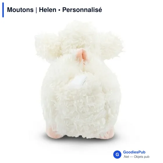 Peluche personnalisable Moutons avec logo - Helen - Image 4