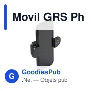 Support pour téléphone personnalisable Movil GRS avec logo - Miniature 1