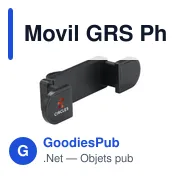 Support pour téléphone personnalisable Movil GRS avec logo - Miniature 3