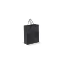 Variante Noir - Sac en papier kraft personnalisable format moyen 24 x 30 cm avec logo - Moyen