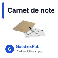 Carnet de notes personnalisable en papier de pierre avec logo - MOYU - Miniature 1