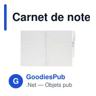 Carnet de notes personnalisable en papier de pierre avec logo - MOYU - Miniature 3