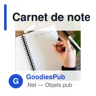 Carnet de notes personnalisable en papier de pierre avec logo - MOYU - Miniature 5