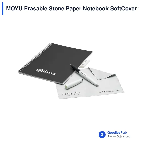 Carnet de notes personnalisable MOYU en papier de pierre avec logo - Image 2