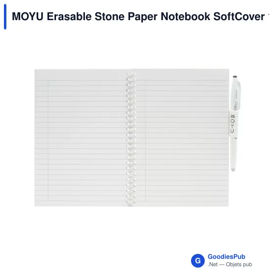 Carnet de notes personnalisable MOYU en papier de pierre avec logo - Image 11