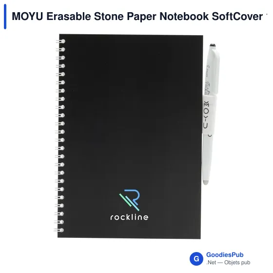 Carnet de notes personnalisable MOYU en papier de pierre avec logo - Image 8