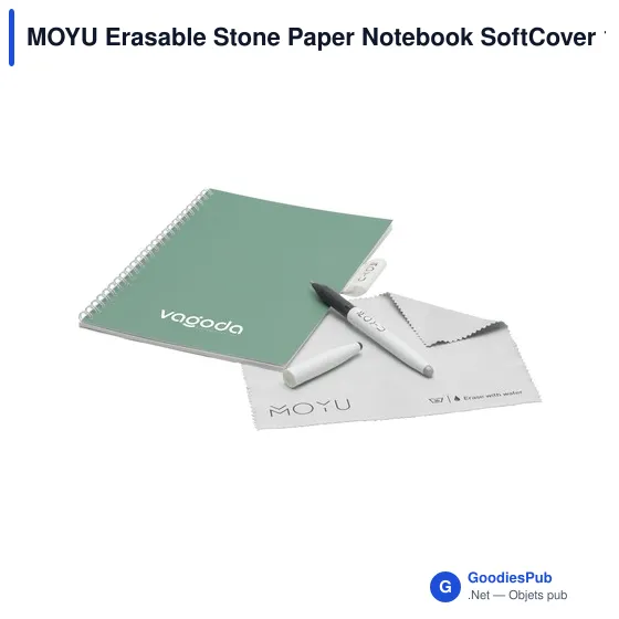 Carnet de notes personnalisable MOYU en papier de pierre avec logo - Image 9