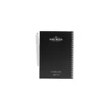 Variante noir - Carnet de notes personnalisable MOYU en papier de pierre avec logo