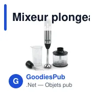 Mixeur plongeant personnalisable 600 W en acier inoxydable avec logo - Muse MS-05 - Miniature 2