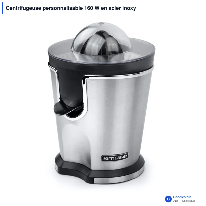 Centrifugeuse personnalisable 160 W en acier inoxydable avec logo - Muse MS-10 - Image 2