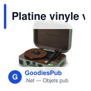 Platine vinyle vintage personnalisable avec sortie Bluetooth et logo - Muse MT-207 - Miniature 2