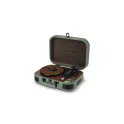 Variante Vert - Platine vinyle vintage personnalisable avec sortie Bluetooth et logo - Muse MT-207