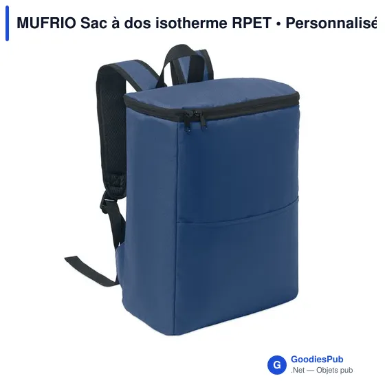 Sac à dos isotherme personnalisable avec logo - MUFRIO - Image 1