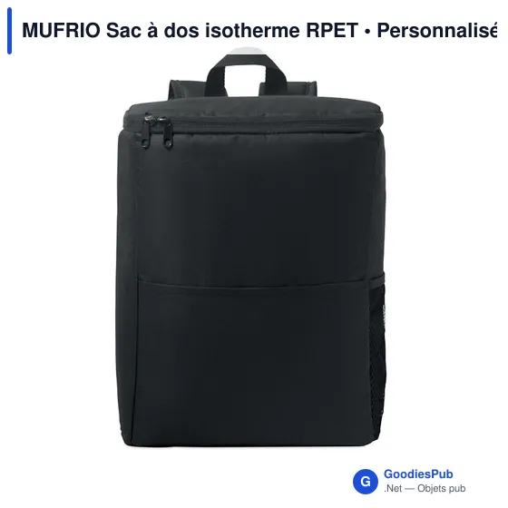Sac à dos isotherme personnalisable avec logo - MUFRIO - Image 12