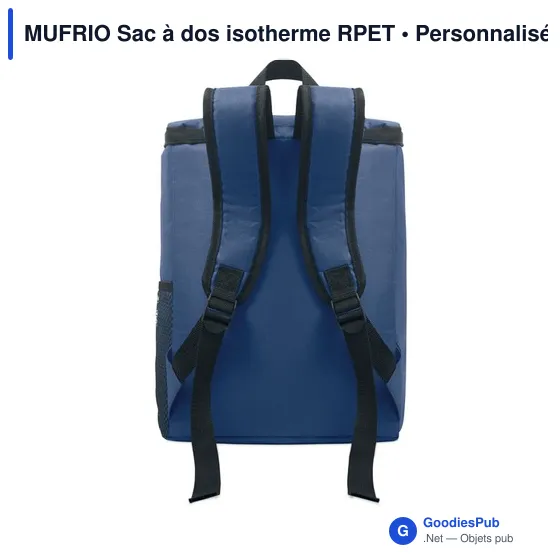 Sac à dos isotherme personnalisable avec logo - MUFRIO - Image 4