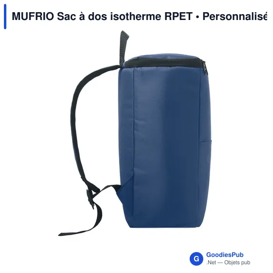 Sac à dos isotherme personnalisable avec logo - MUFRIO - Image 6
