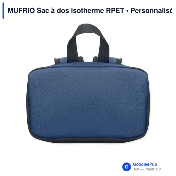 Sac à dos isotherme personnalisable avec logo - MUFRIO - Image 7