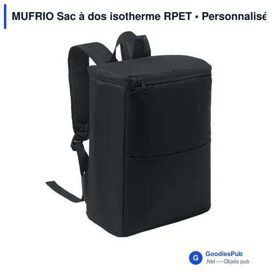 Sac à dos isotherme personnalisable avec logo - MUFRIO - Image 10