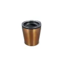 Variante Orange - Mug à café personnalisable en inox et plastique avec logo - 180 ml