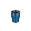 Variante Bleu clair - Mug à café personnalisable en inox et plastique avec logo - 180 ml