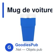 Mug de voiture personnalisable au toucher doux 500 ml avec logo - T-ceramic - Miniature 5