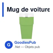 Mug de voiture personnalisable au toucher doux 500 ml avec logo - T-ceramic - Miniature 6