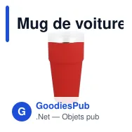 Mug de voiture personnalisable au toucher doux 500 ml avec logo - T-ceramic - Miniature 8