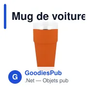 Mug de voiture personnalisable au toucher doux 500 ml avec logo - T-ceramic - Miniature 9