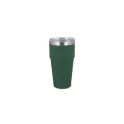 Variante Vert olive - Mug de voiture personnalisable au toucher doux 500 ml avec logo - T-ceramic