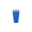 Variante Bleu - Mug de voiture personnalisable au toucher doux 500 ml avec logo - T-ceramic