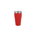 Variante Rouge - Mug de voiture personnalisable au toucher doux 500 ml avec logo - T-ceramic