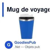 Mug de voyage pour café personnalisable en inox avec logo - 350 ml - Miniature 9