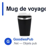 Mug de voyage pour café personnalisable en inox avec logo - 350 ml - Miniature 10