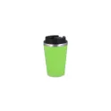 Variante Vert clair - Mug de voyage pour café personnalisable en inox avec logo - 350 ml