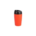 Variante Rouge - Mug de voyage personnalisable 240 ml à finition caoutchoutée avec logo - Sagaform Loke