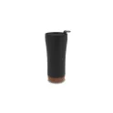 Variante Noir - Mug isotherme personnalisable 480 ml base en liège avec logo - Double paroi